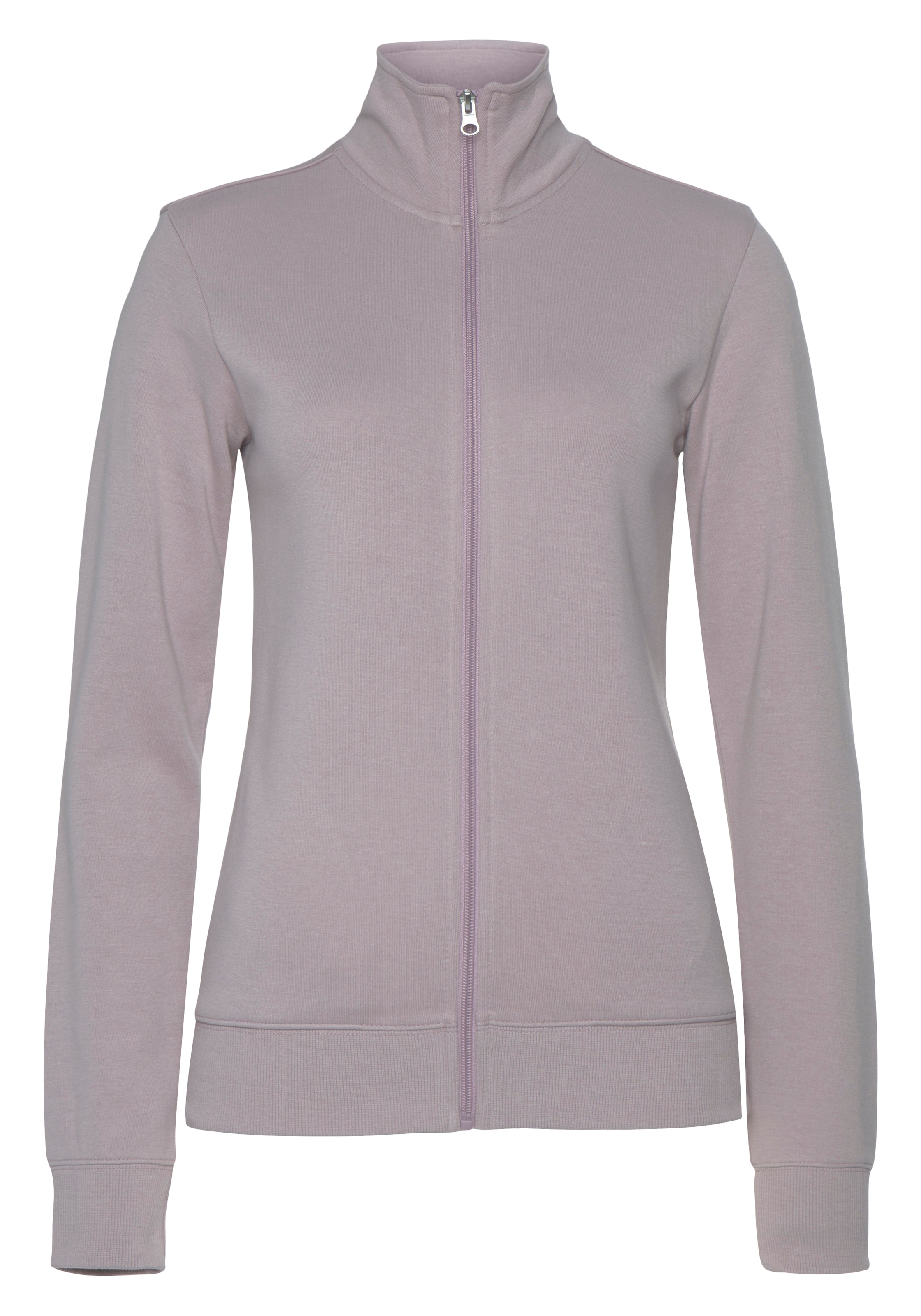 Bench. Loungewear Sweatjacke 1 Stk. mit bestickten Stehkragen, Loungeanzug