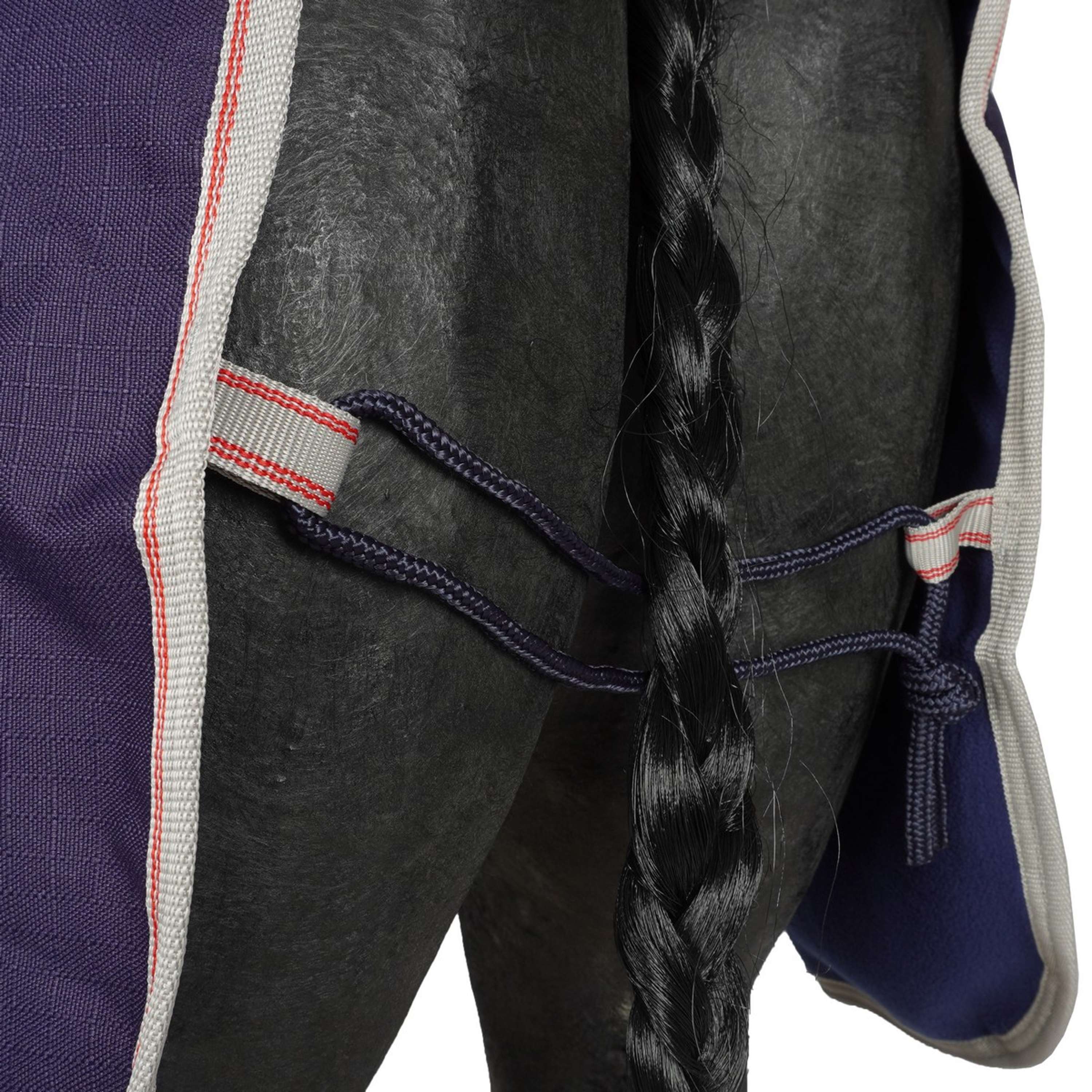 WeatherBeeta Uitrijdeken Essential Fleece Lined Quarter Navy/Zilver/Ro