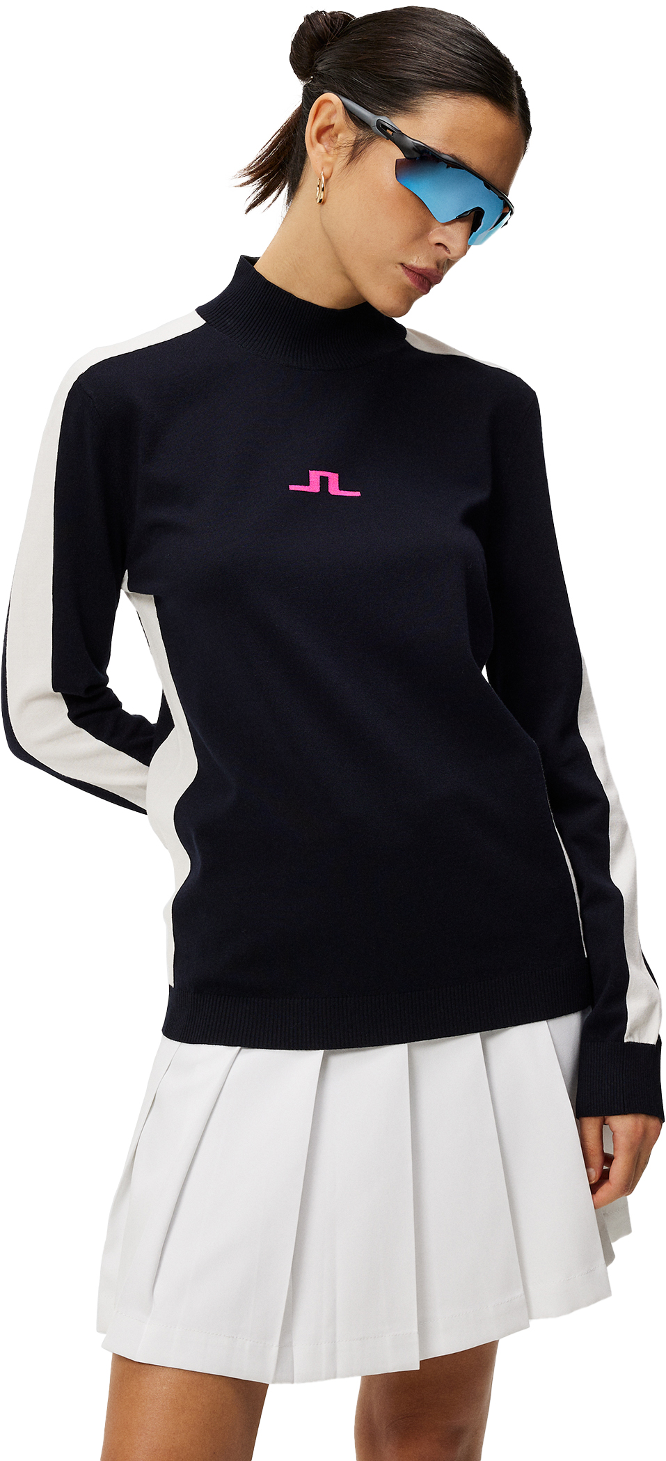 Adia Knitted Sweater Dame JL Navy