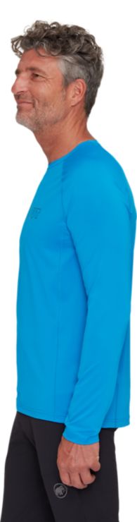 MammutSelun FL Longsleeve Logo - blau