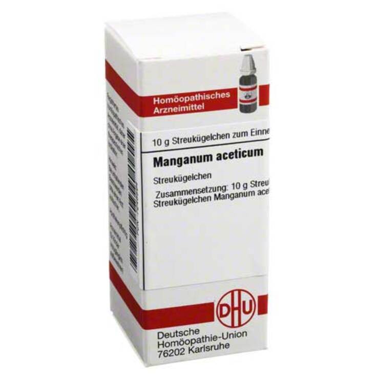 DHU Manganum aceticum D 12 Globuli, 10 g