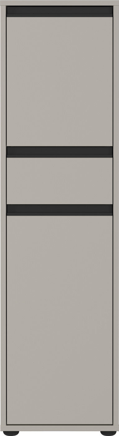 Germania Lemont Steengrijs Badkamerkast Slim H121 cm