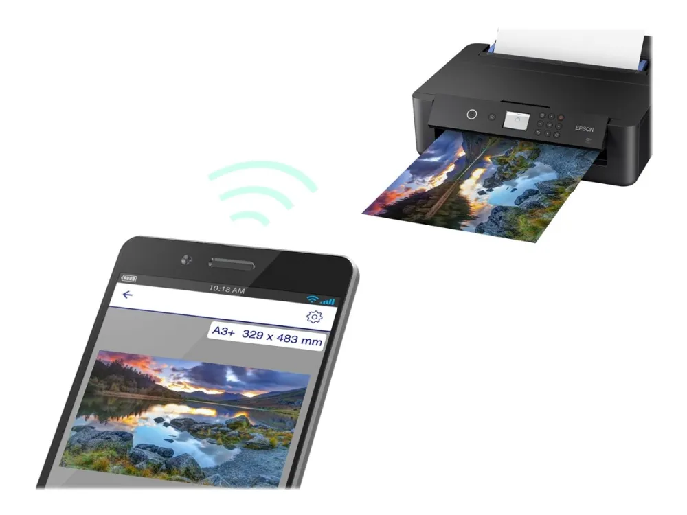 Epson Expression Photo HD XP-15000 - Printer - farve - Duplex - blækprinter - A3/Ledger - 5760 x 1400 dpi - op til 9.2 spm (mono) / op til 9 spm (farve) - kapacitet: 250 ark - USB 2.0, LAN, Wi-Fi(n)