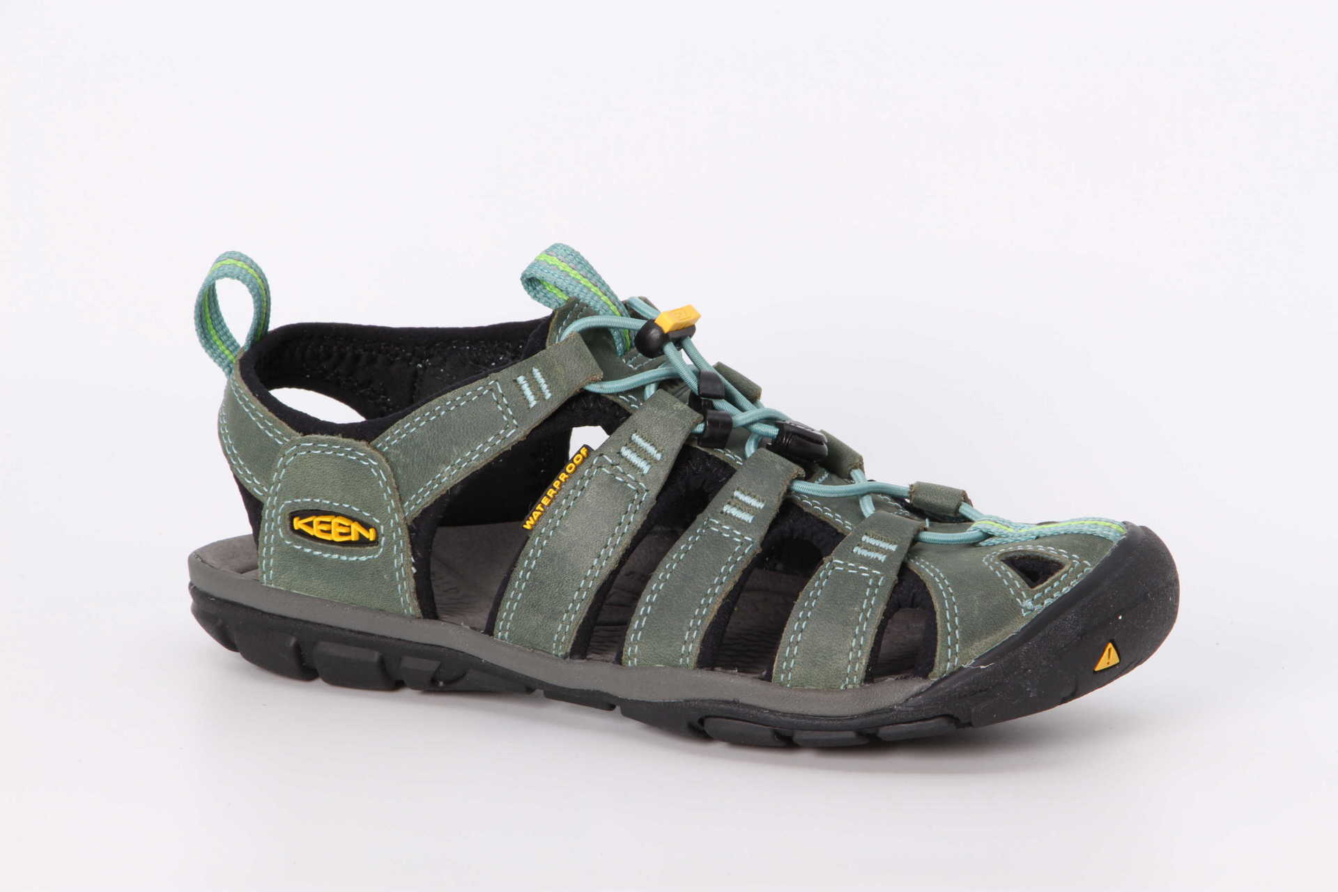 Keen Clearwater CNX Leather mineral blue / yellow