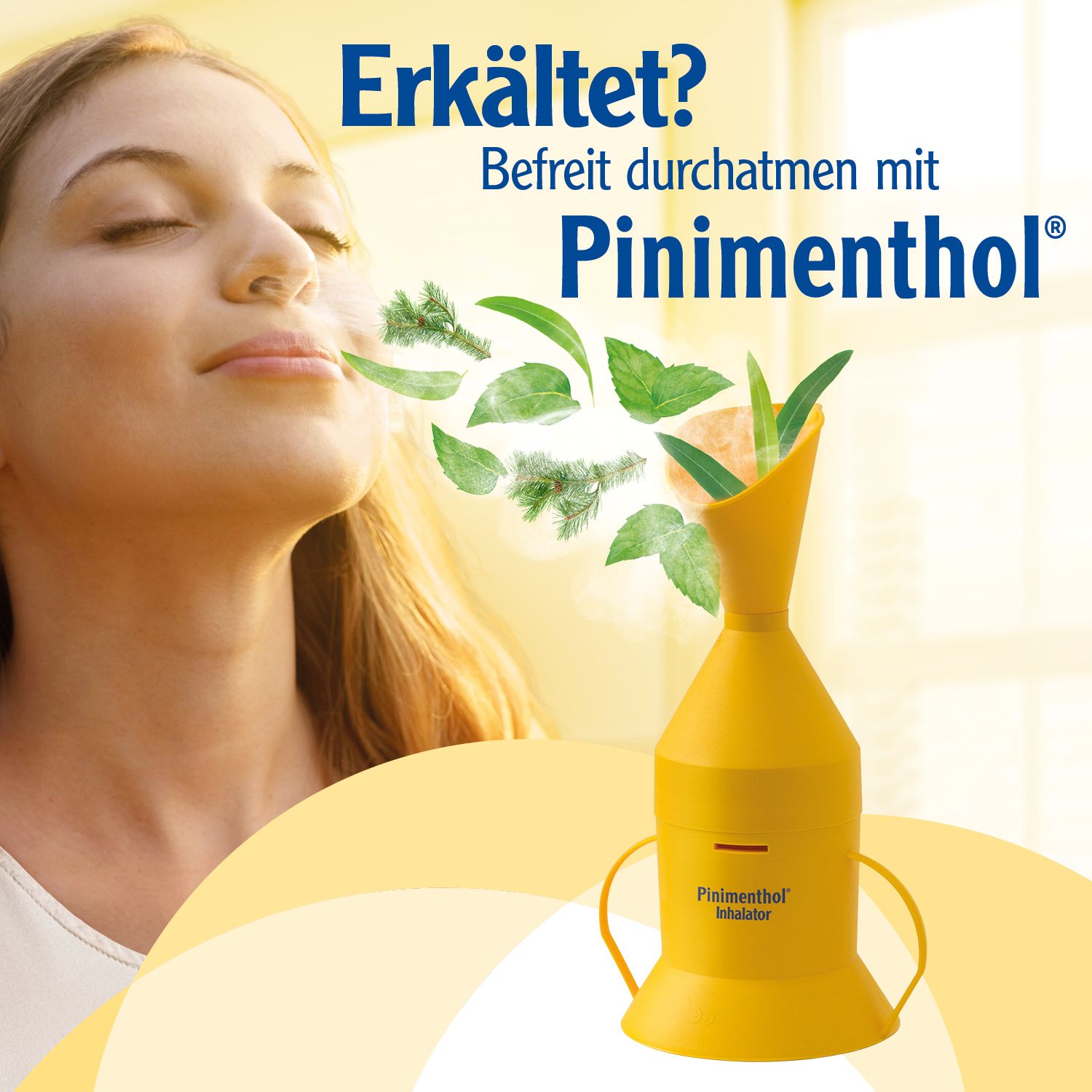 Pinimenthol® Inhalator - mit Heißwasser-Rückhalte-System