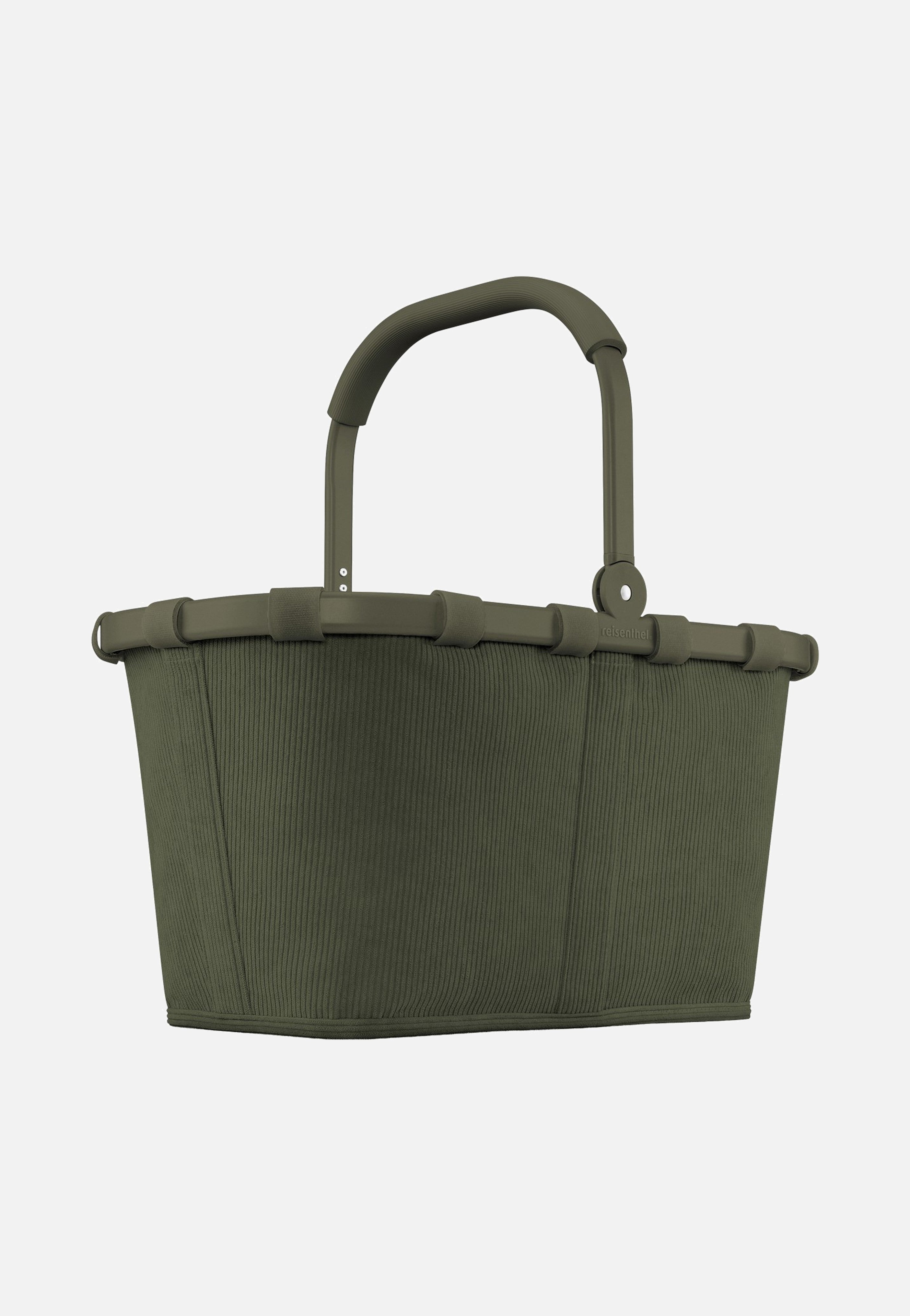 Carrybag Frame Cord Dark Matcha - Einkaufskorb