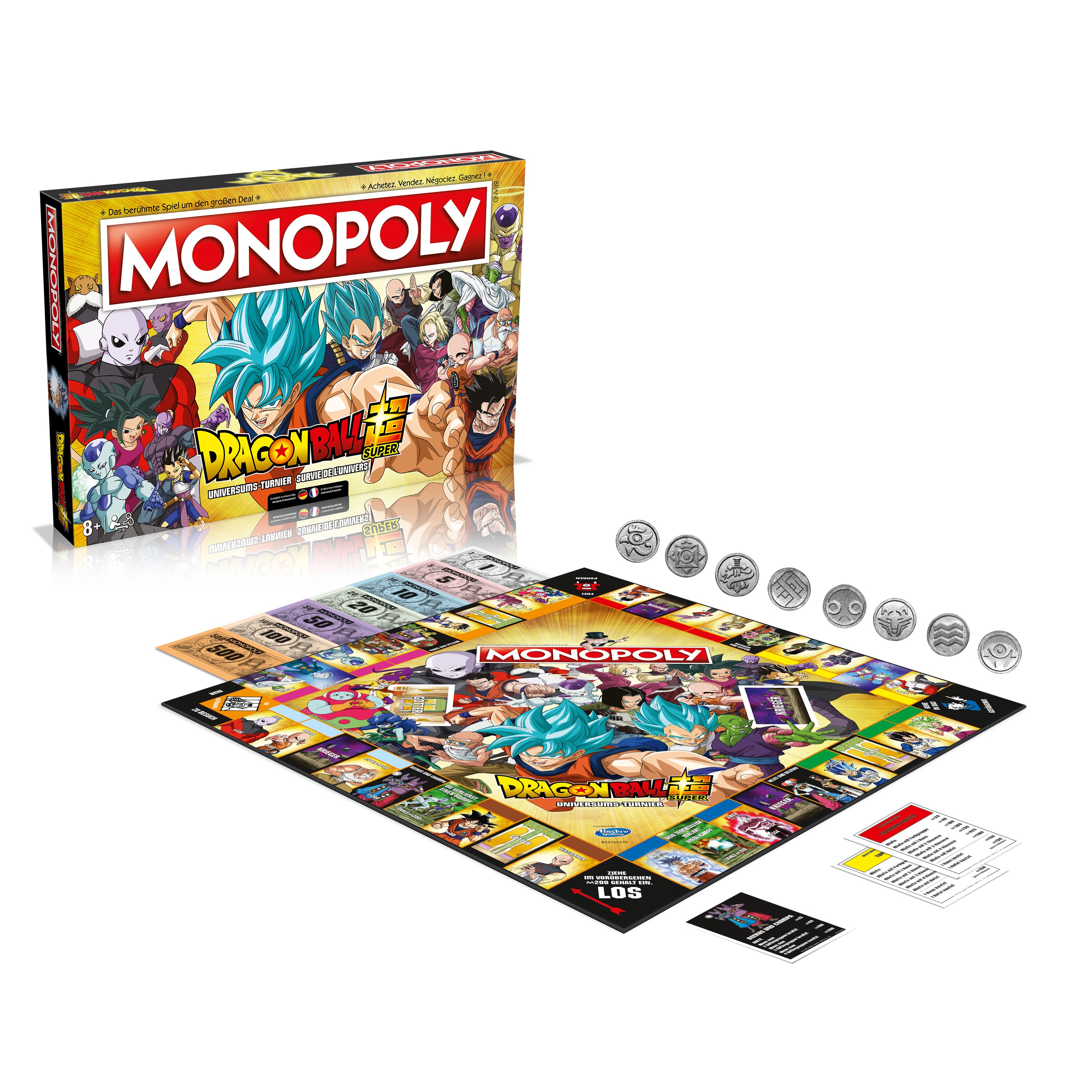 Monopoly Dragon Ball Super (deutsch/französisch) Brettspiel Gesellschaftsspiel Anime