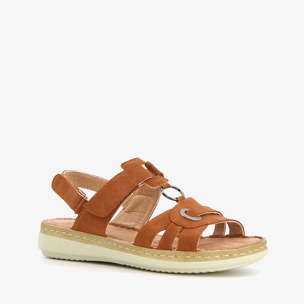 Blue Box dames sandalen cognac