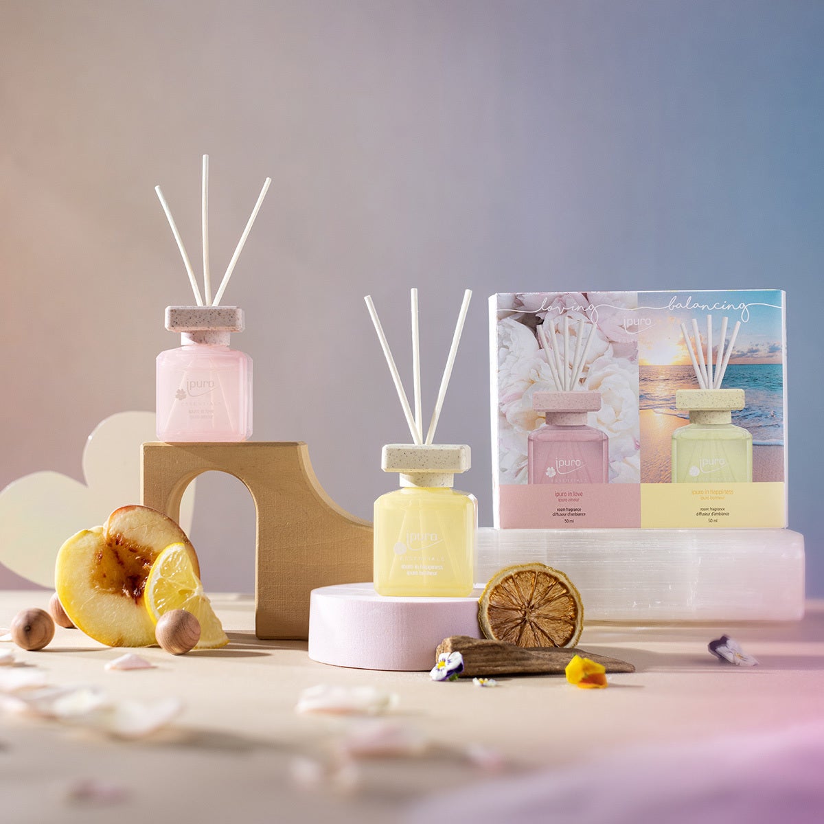 Ipuro geurstokjes Love & Happiness 50 ml 2 stuks