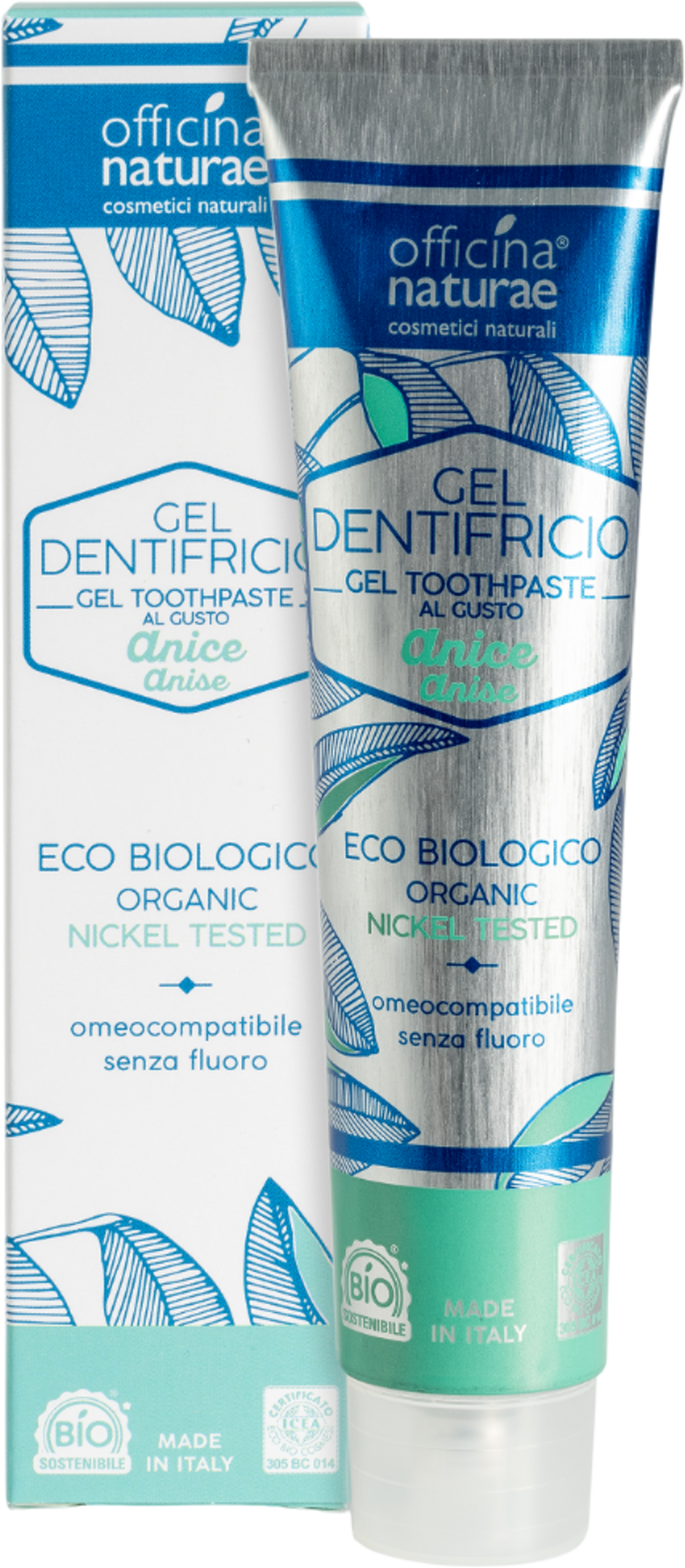 Officina Naturae  Gel Toothpaste Anise, 75 ml