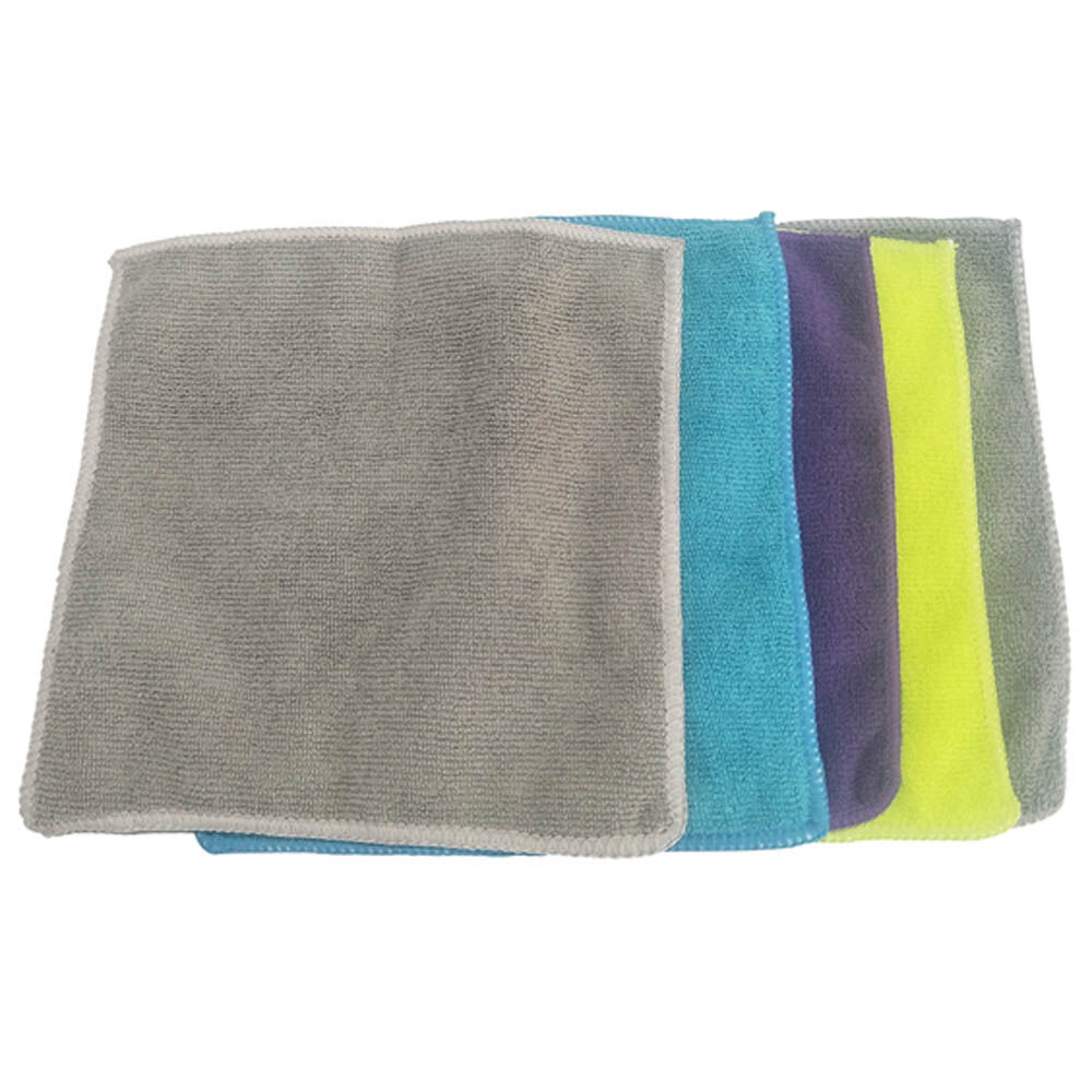 Chiffon en microfibre coloré x 5