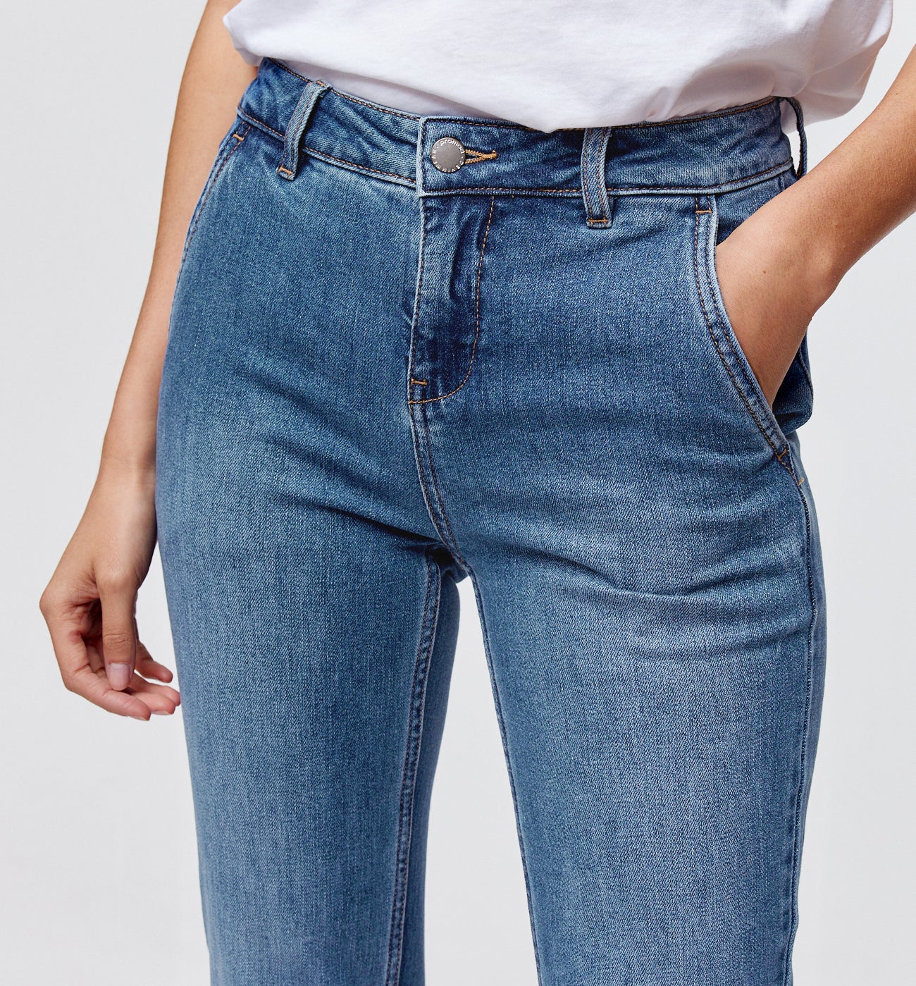 Jean flare Femme EUGENE - Jean moyen