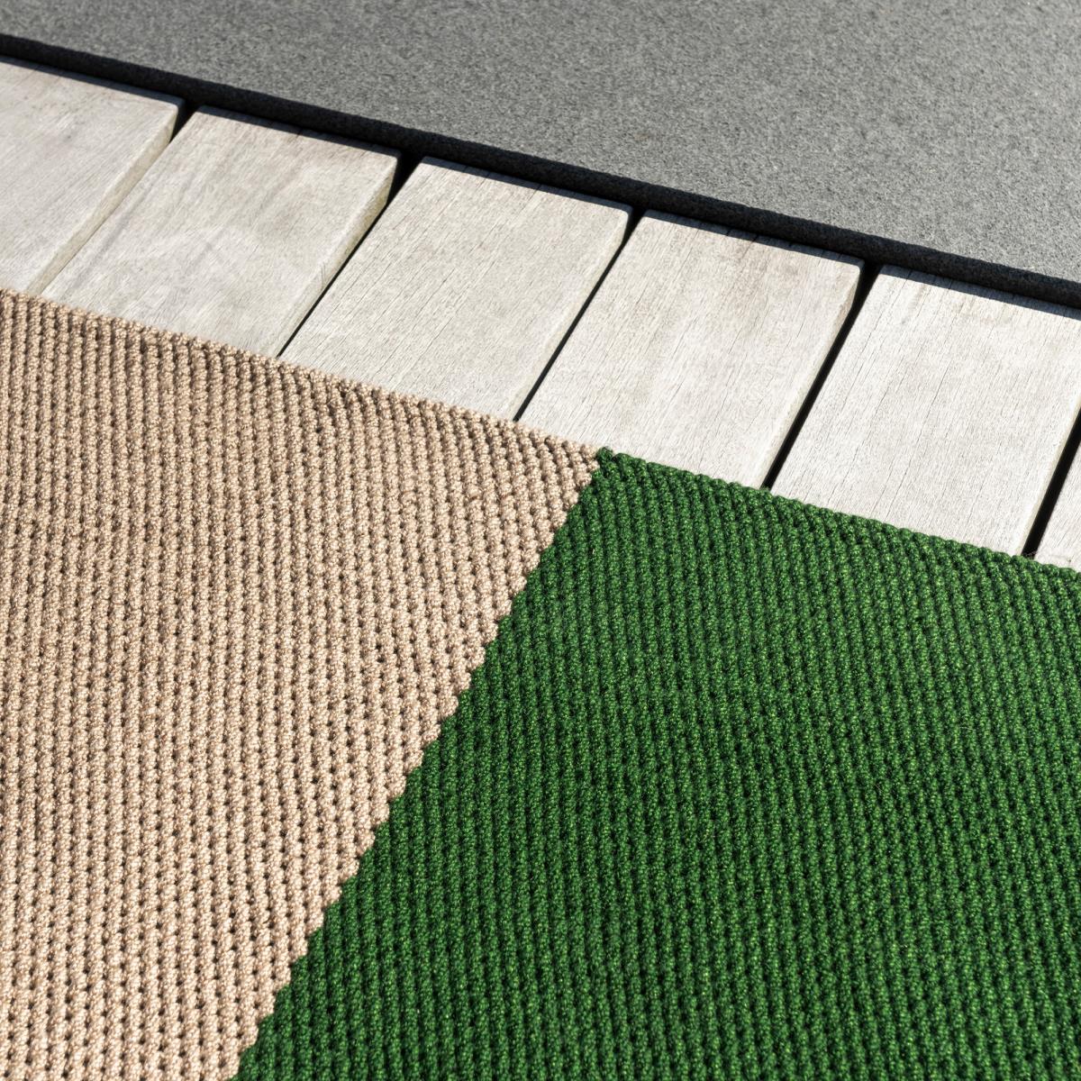 Tapis extérieur vert 250x350 cm