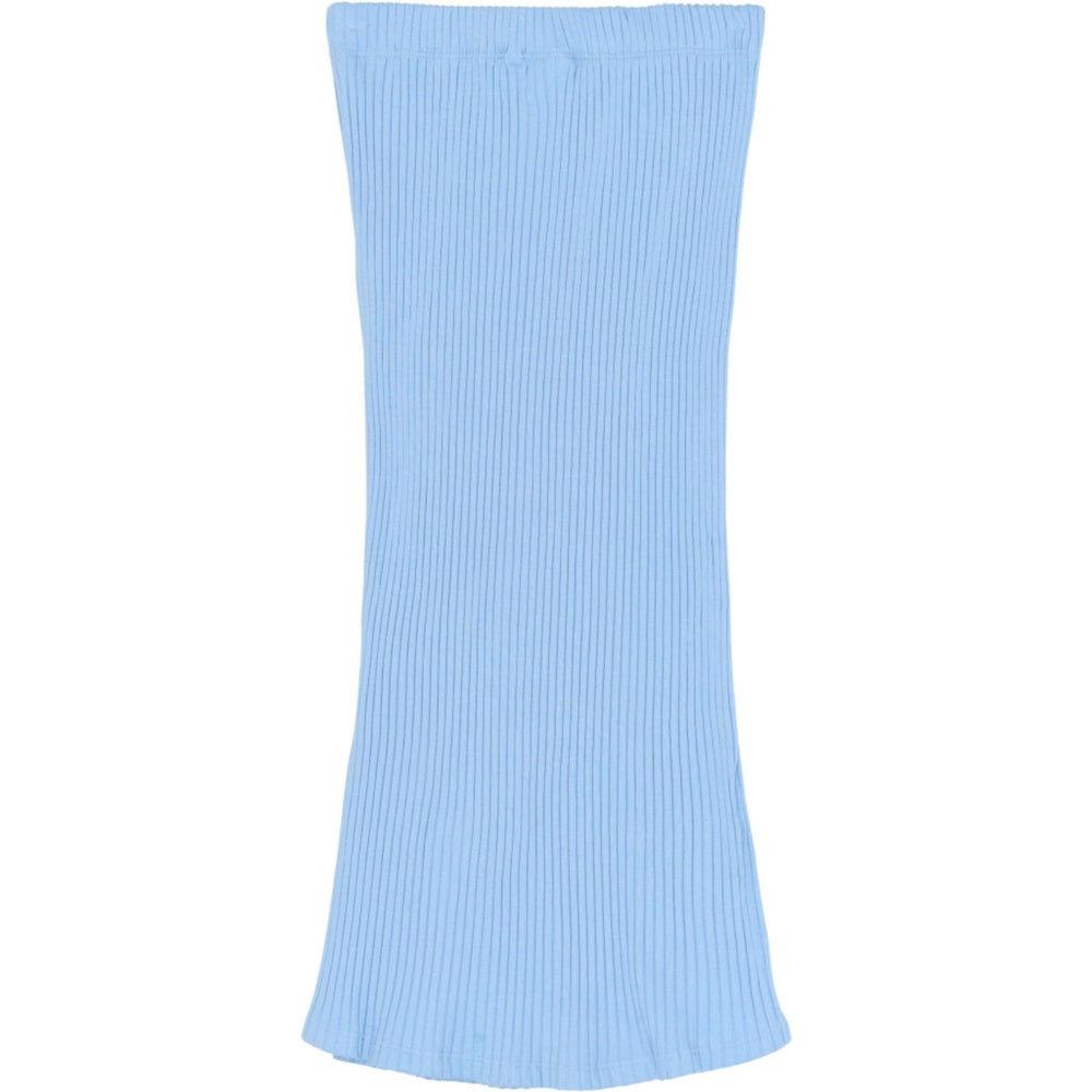 Køb The New Forever Blue Tntove Long Rib Nederdel