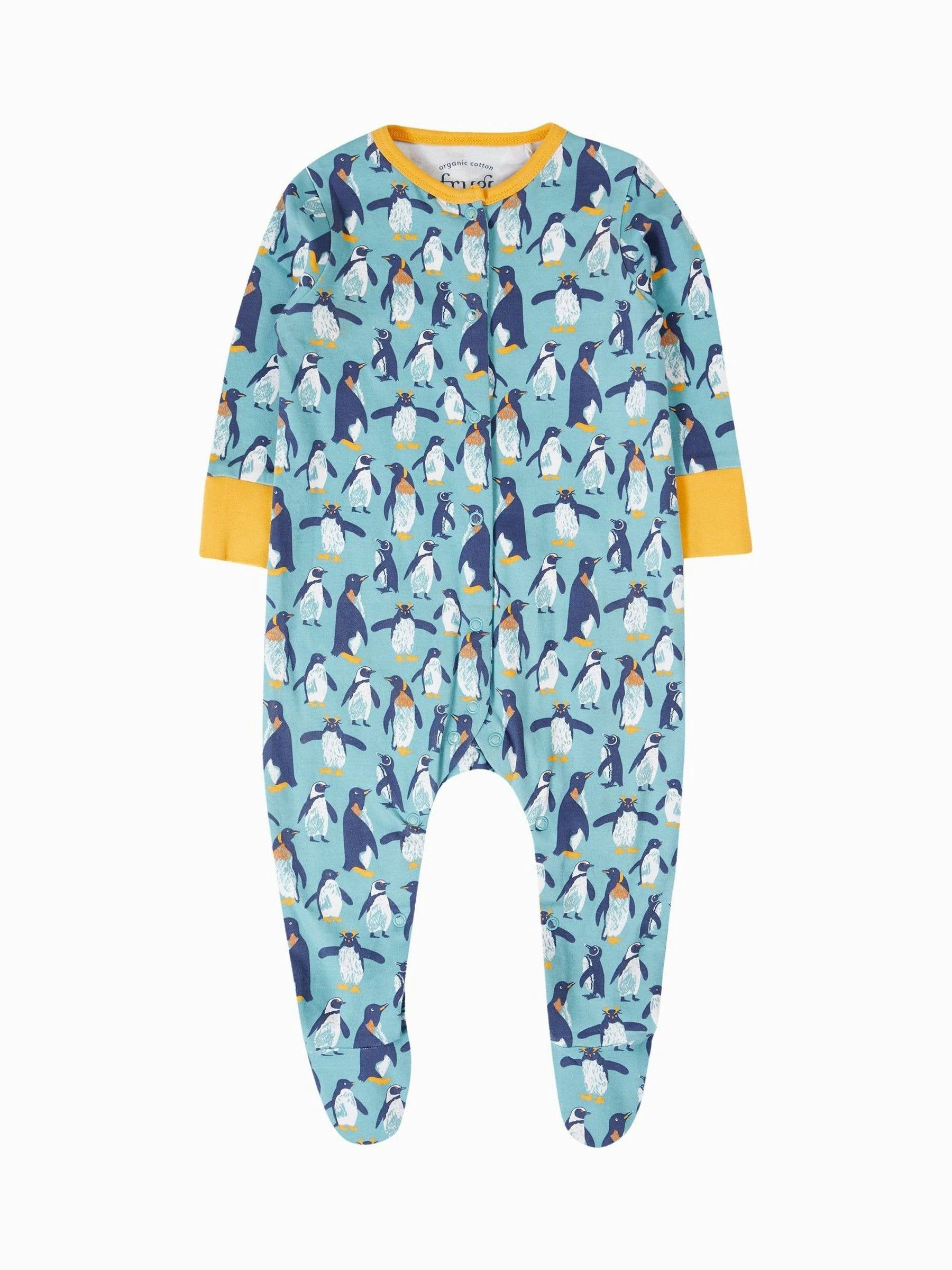 Blauw - Frugi Lief Kerstmis Pyjama