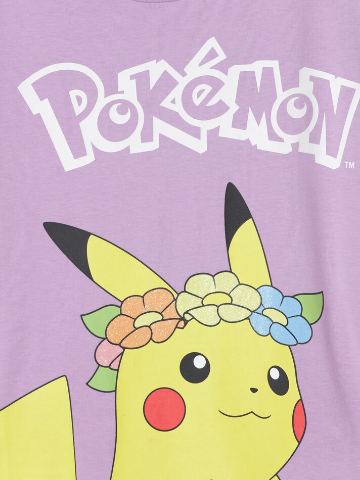 Vestido com estampa Pokémon™ - Malva