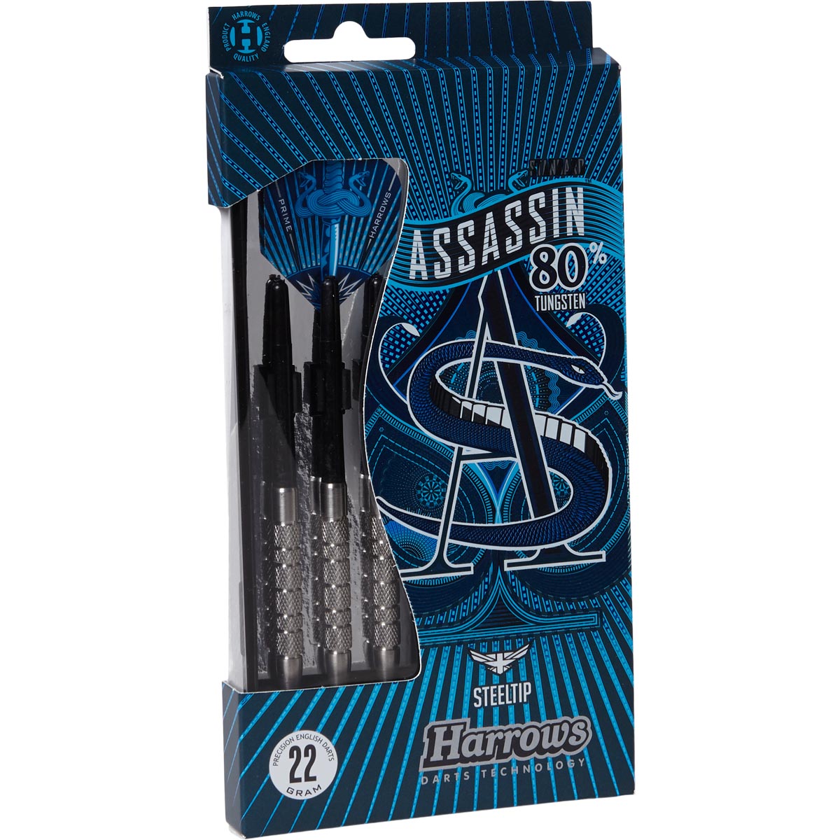 Harrows Assassin 80% Tungsten Steeltip Dartpile
