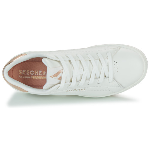 Skechers - UNO COURT - COURTED AIR - Blanc / Doré