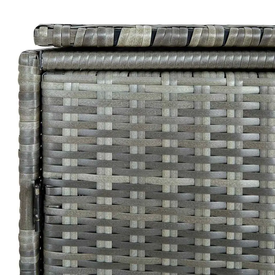 vidaXL - Containerberging - Antraciet - Poly rattan