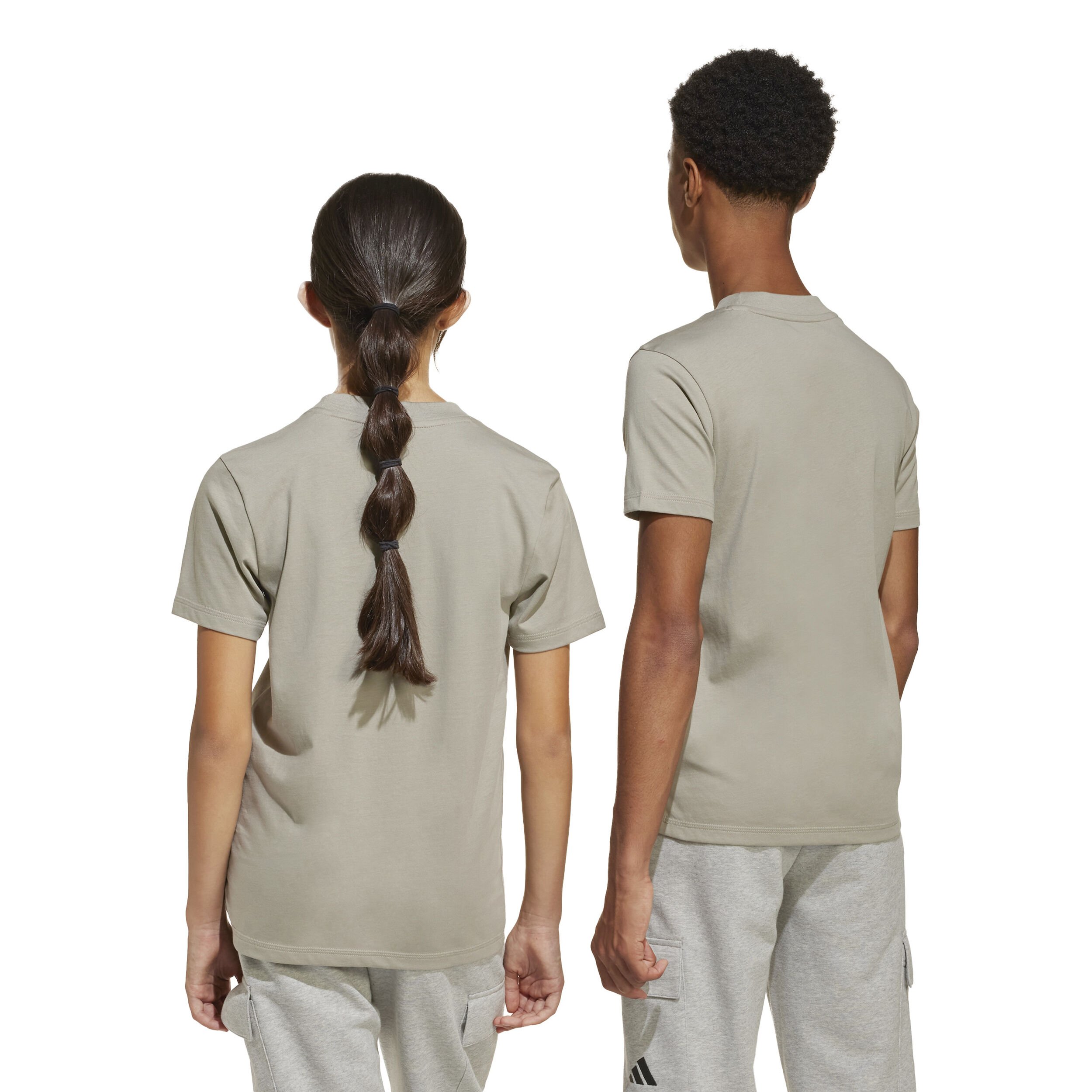 adidas Essentials T-shirt Enfants - Beige , Blanc