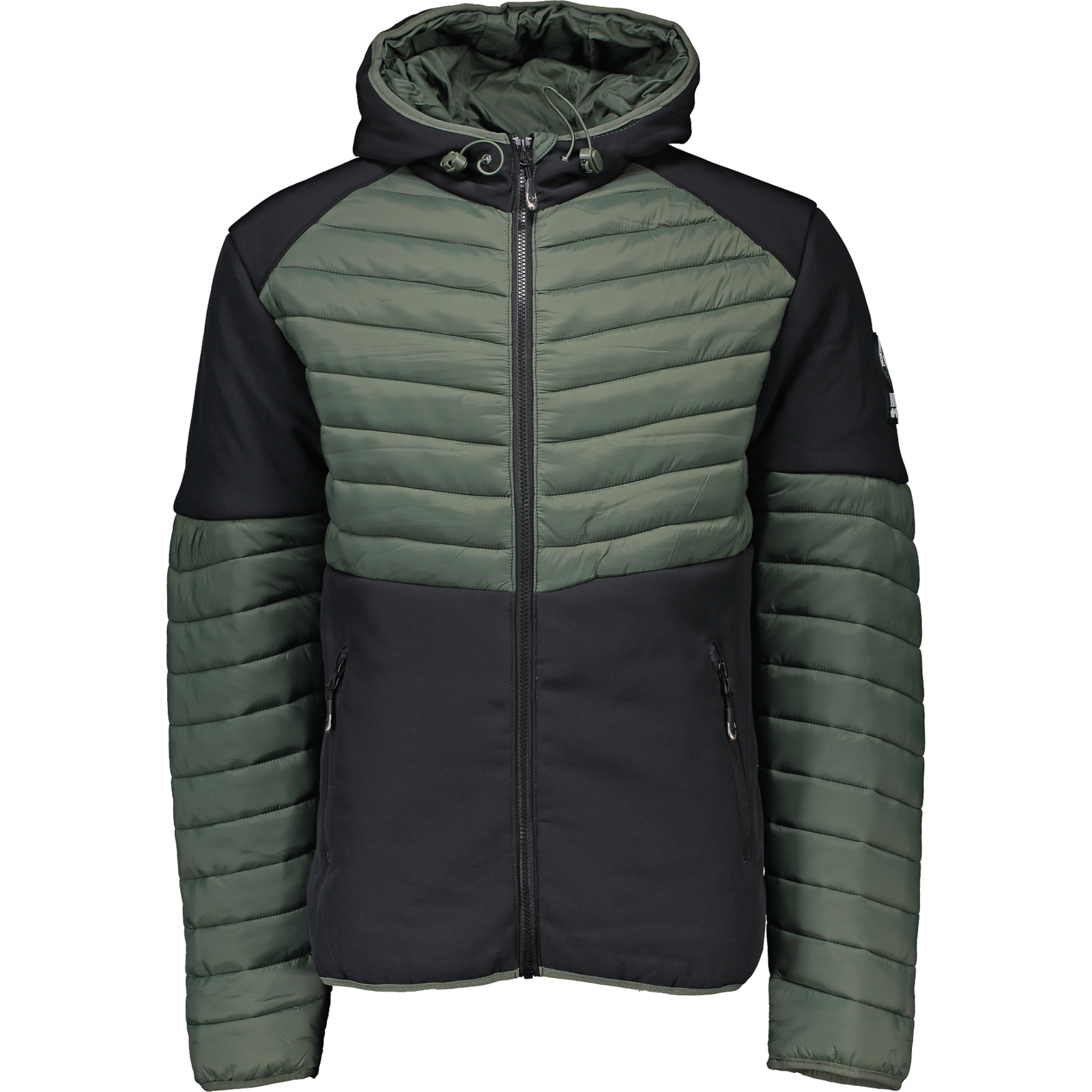 North Valley Herren-Hybridjacke Lenny M, olive