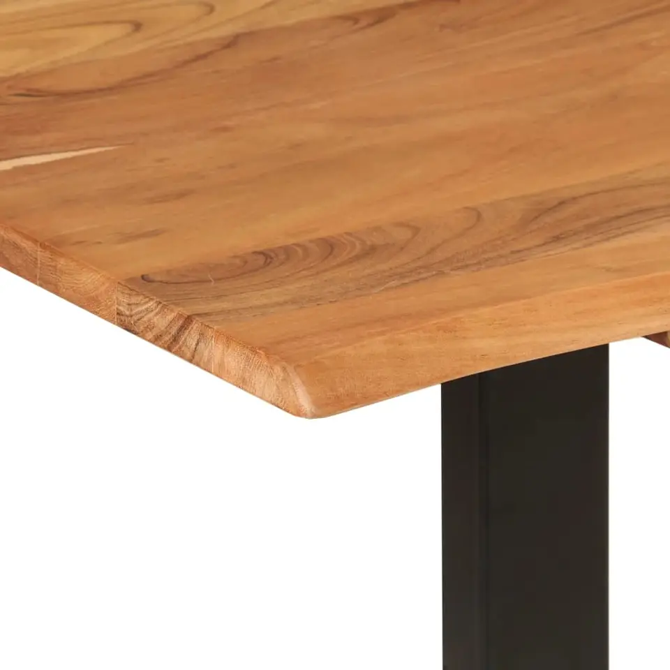 vidaXL - Eettafel - Bruin - Hout - 140 x 70 x 76 cm