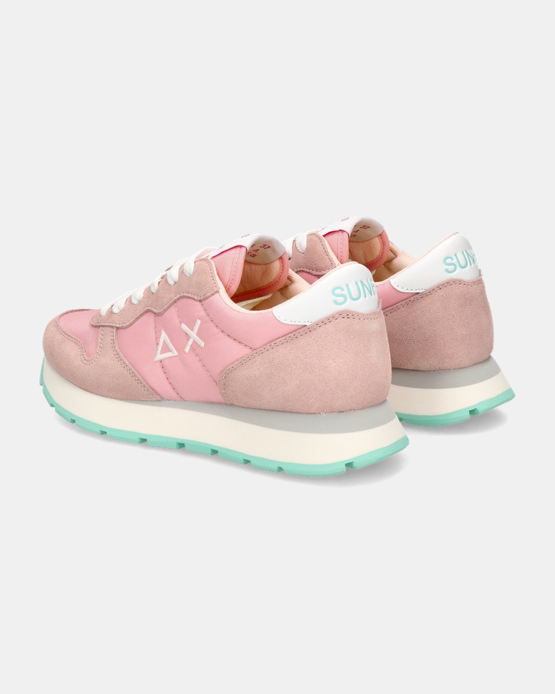 Sun 68 Ally Solid Nylon Lage sneakers  - roze