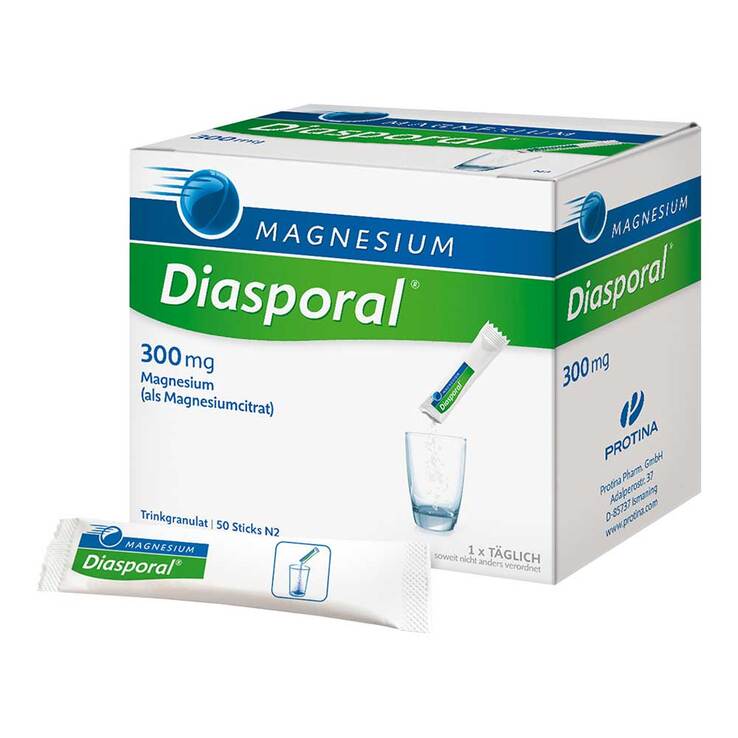 Magnesium Diasporal 300 mg Trinkgranulat, 50 St