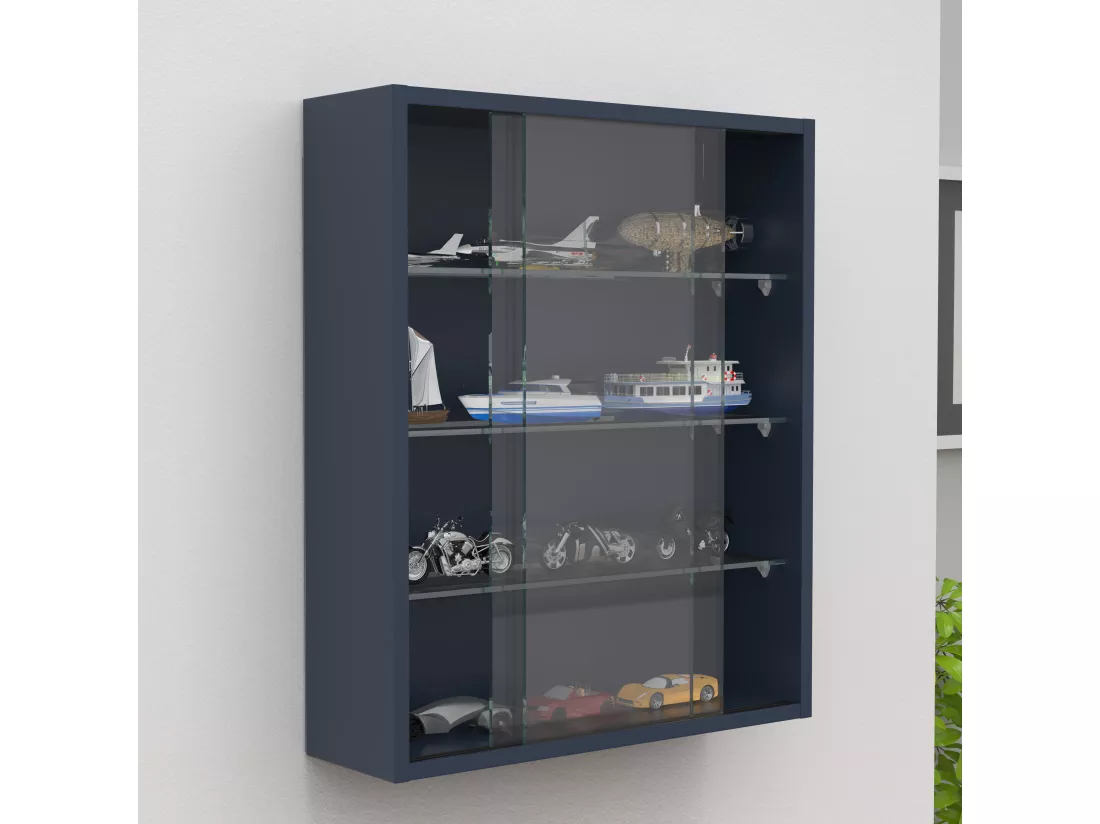 Vitrine murale suspendue en verre Drivalo M