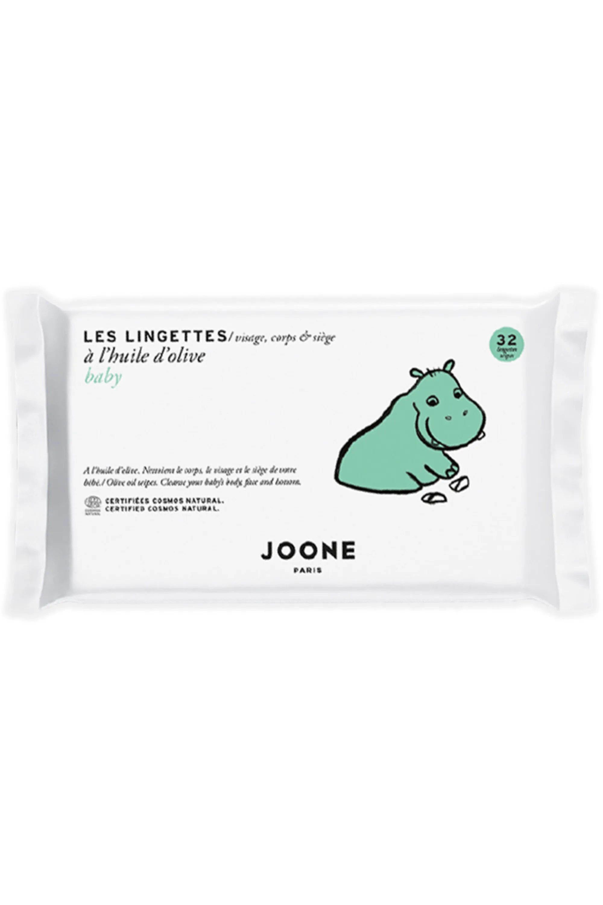 JOONE Lingettes huile d’olive Parfaites pour bébé