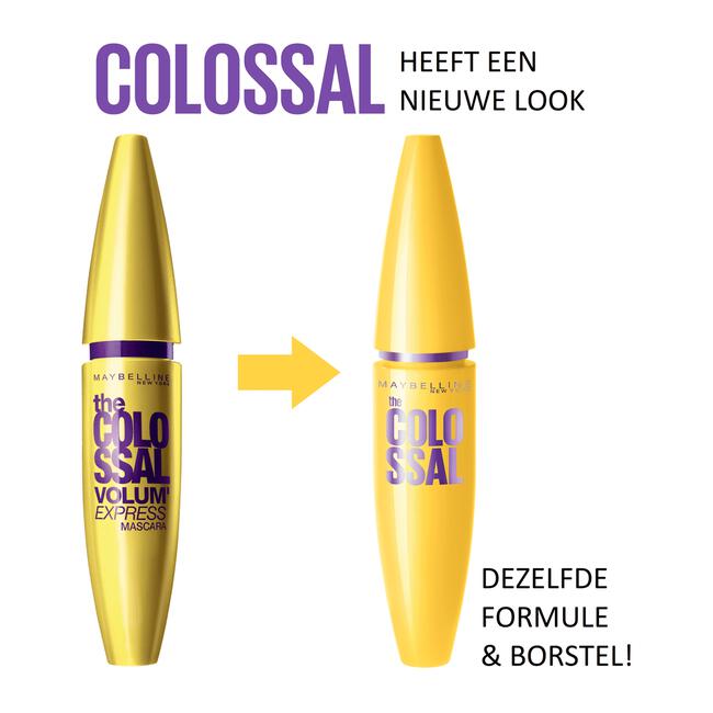 Maybelline New York Volum' Express Colossal Glam Volume Mascara Zwart