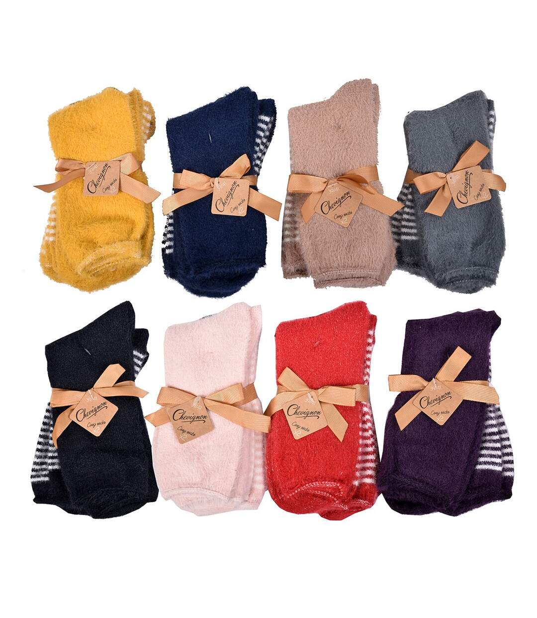 Chaussettes Femme CHEVIGNON COSY SOCKS Pack de 6 Paires Surprise