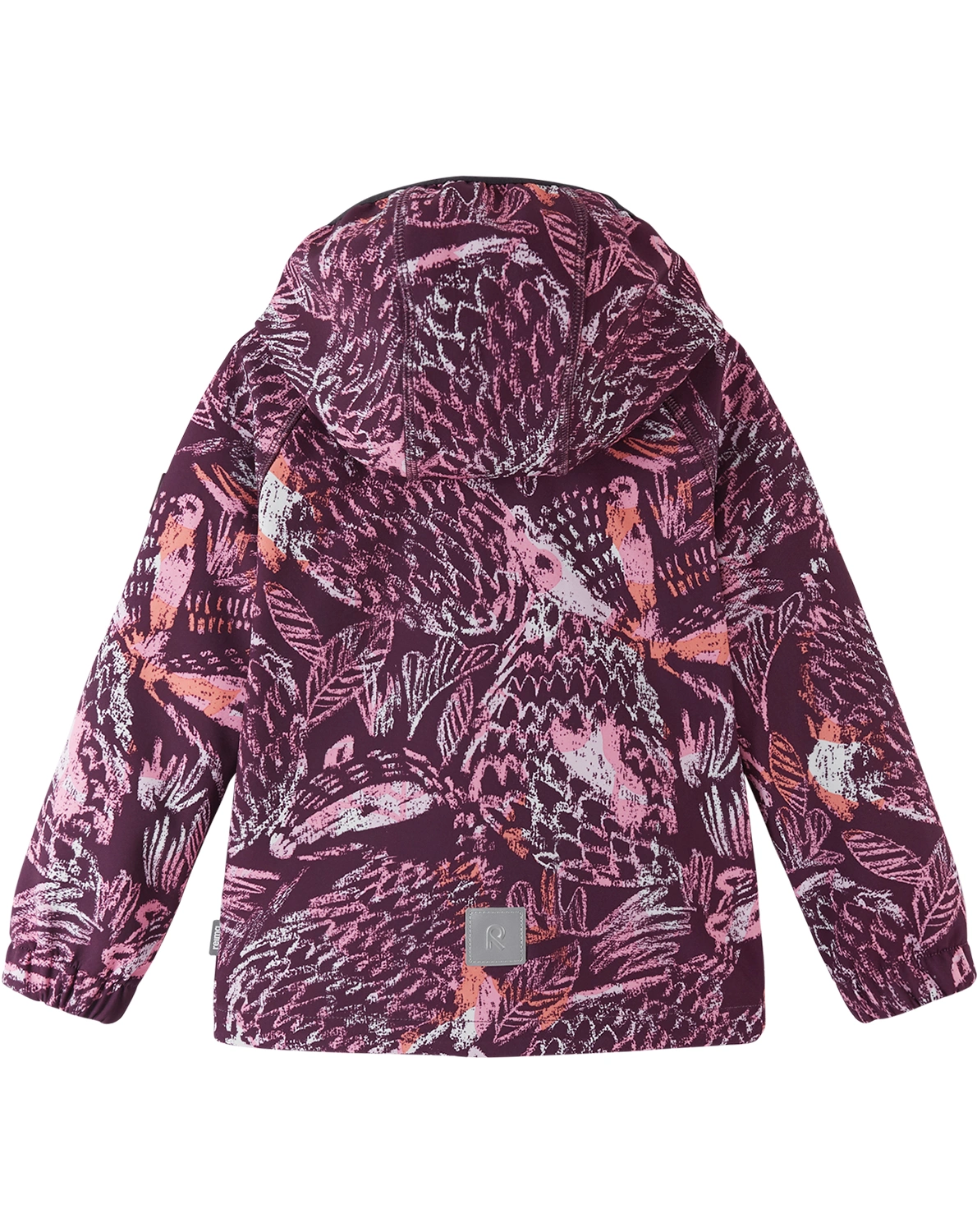 Softshelljacke VANTTI - PATTERN in deep purple