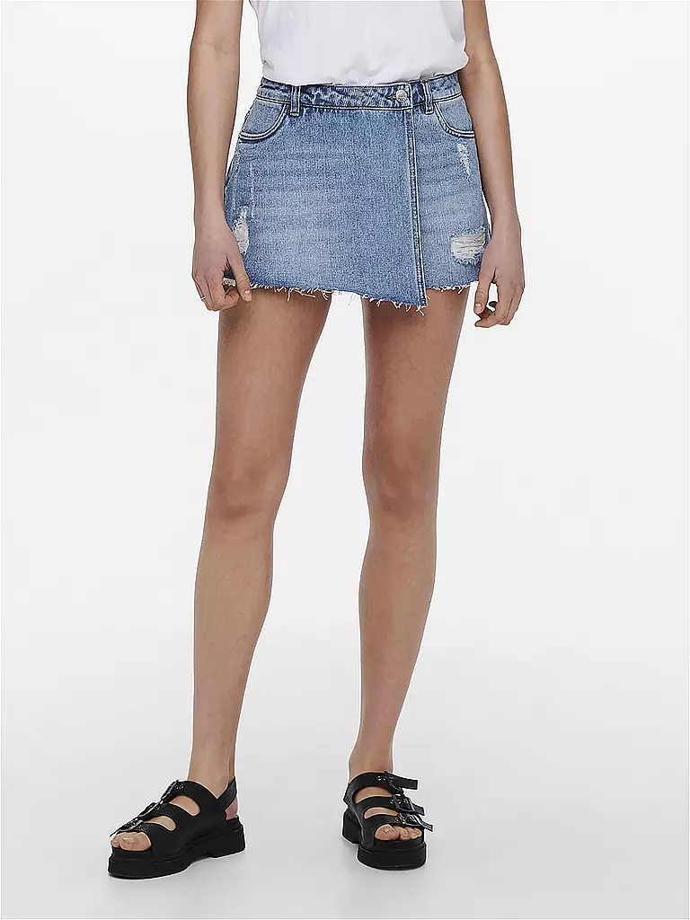 ONLY Hosenrock - Jeansskorts ONLTEXAS hellblau