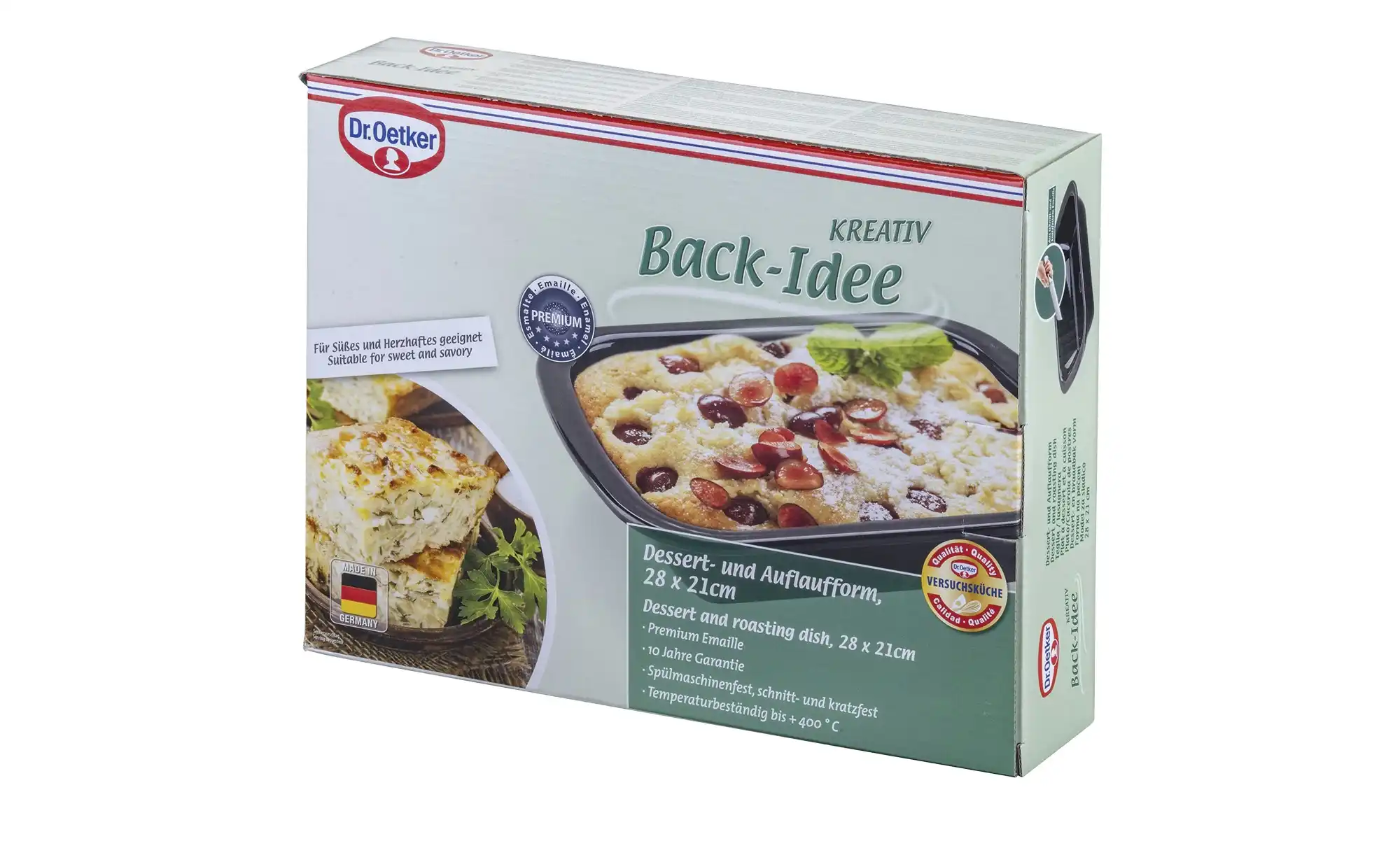 Dr. Oetker Dessert- und Auflaufform Back-Idee Kreativ