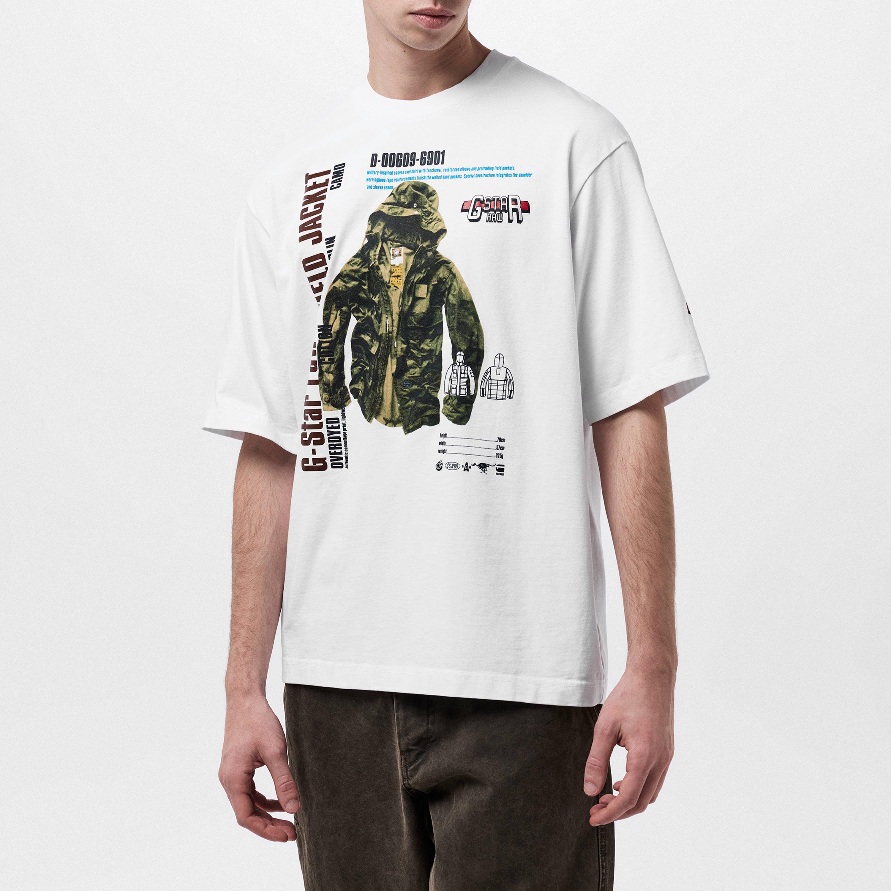 G Star Modelkit Print Boxy T Shirt
