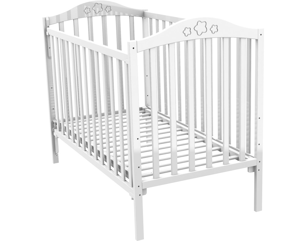 BERÇO ESTRELAS CARBEBE BRANCO LACADO 120X60CM