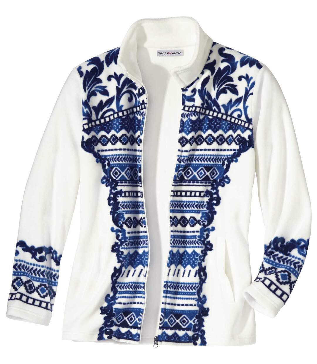 Veste Polaire imprimée Géométrique