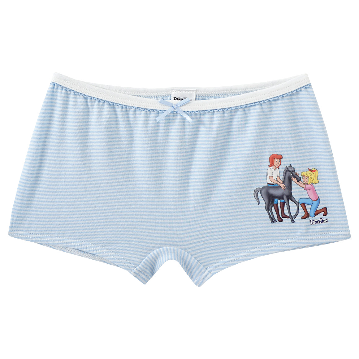 Topolino 2 Bibi & Tina Pantys mit Zierschleife dunkelrosa