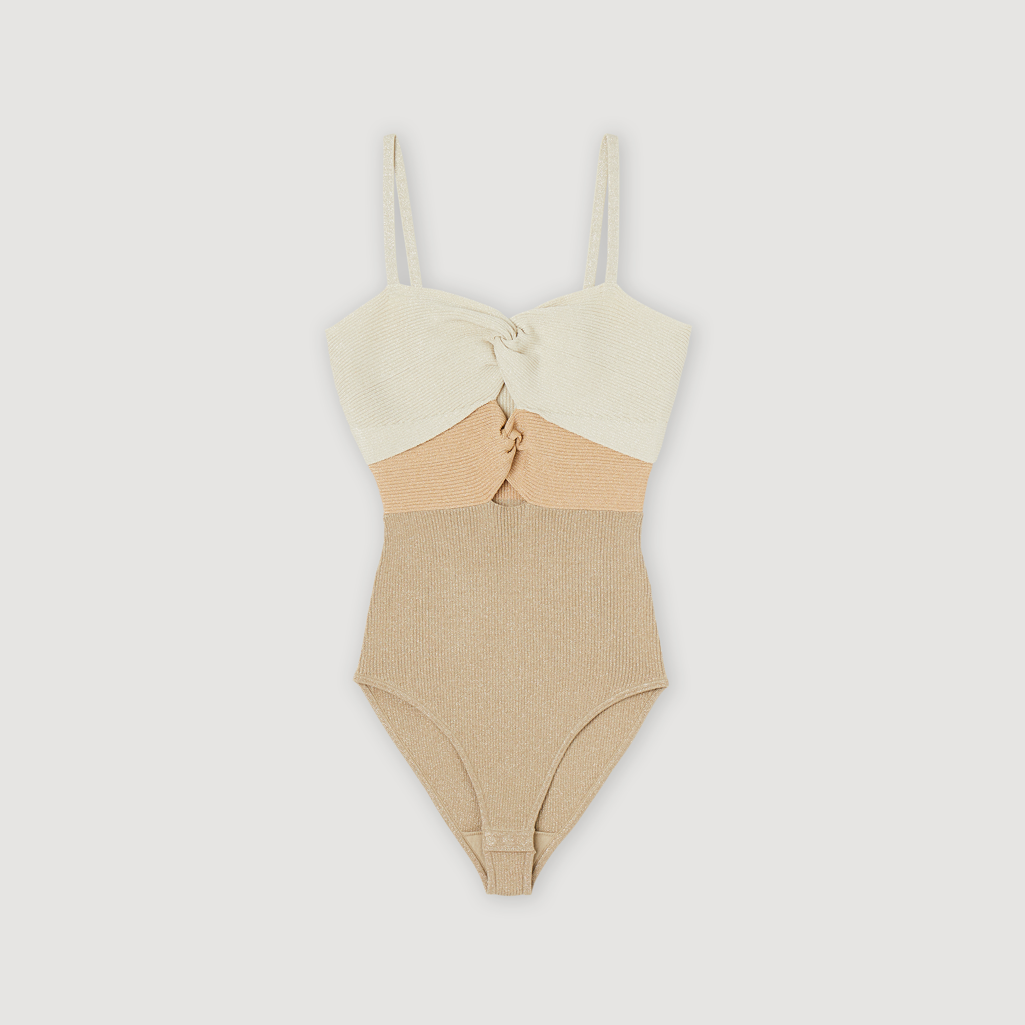 Body en maille metallisee