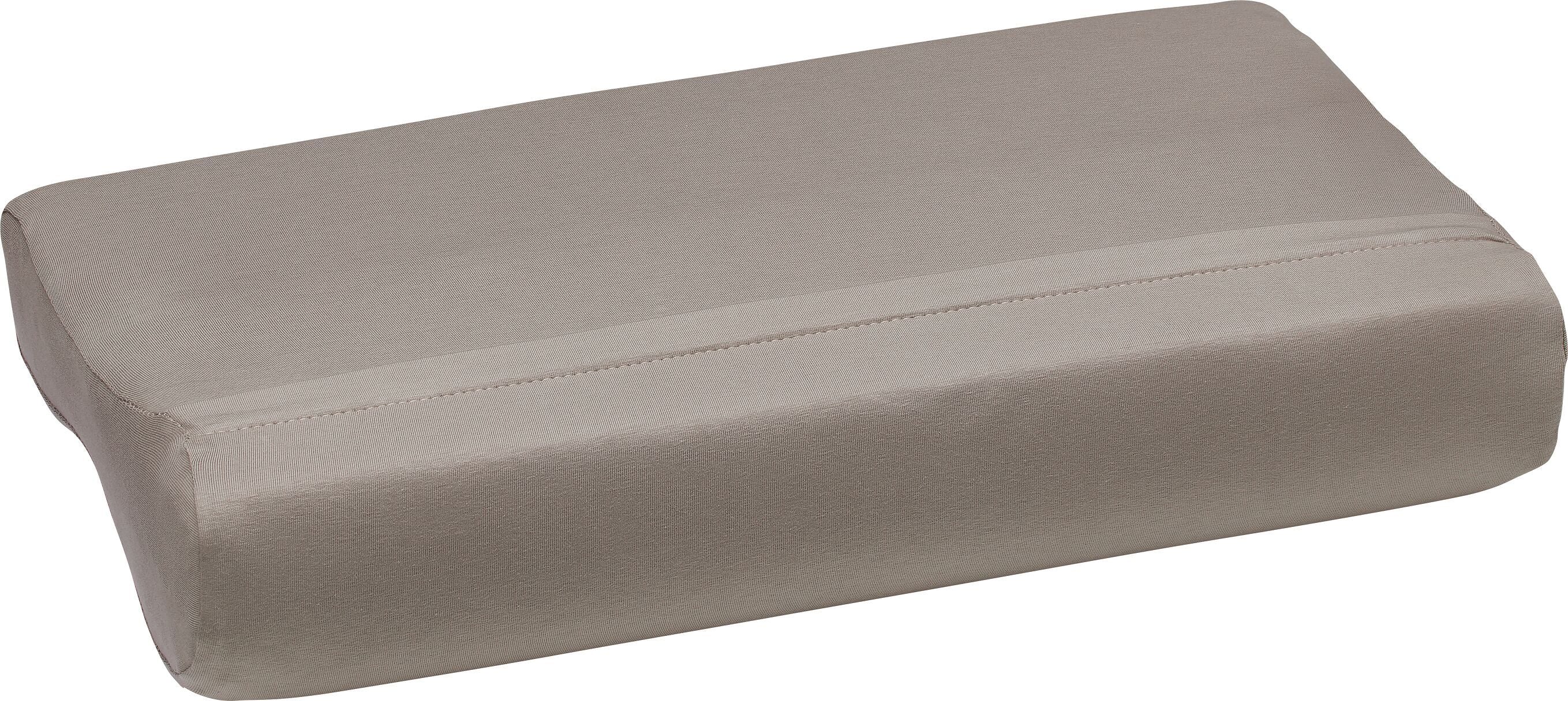 VITALE II Nackenstützkissen-Bezug - Taupe / T: 30.0 cm x B: 50.0 cm x H: 10.0 cm