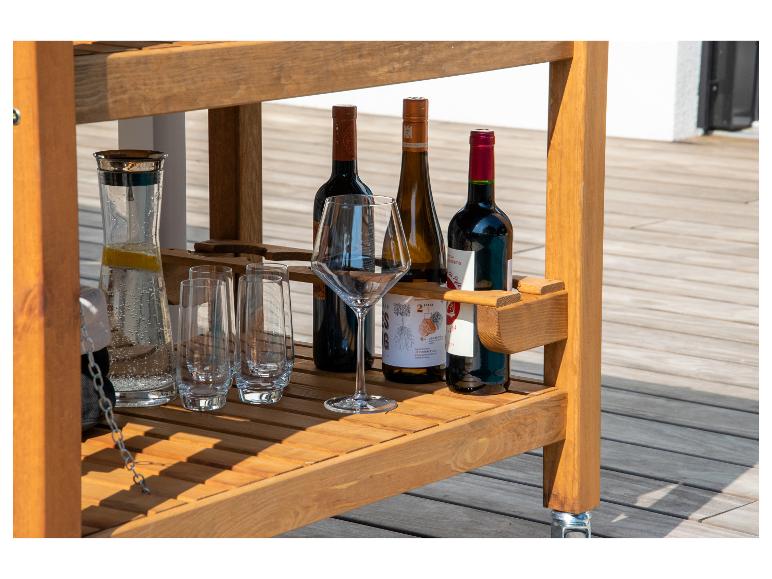 Bijzettafel met RVS blad