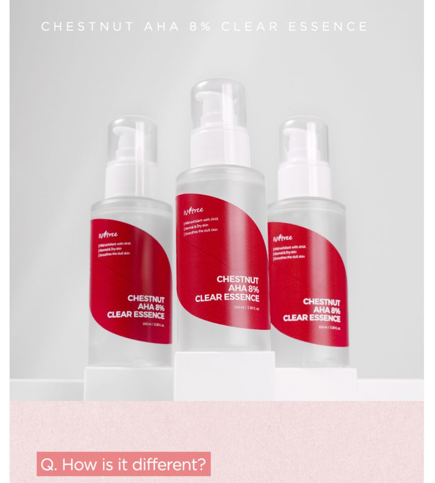 Isntree - Kastanje AHA 8% Clear Essence Mini