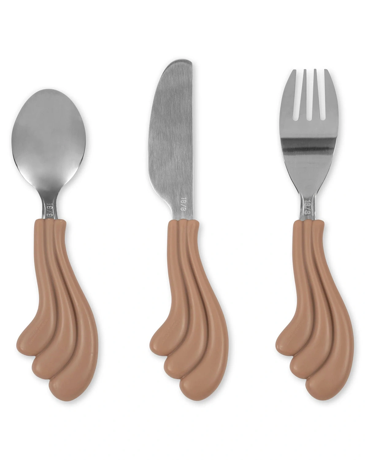 Besteck-Set WAVE 3er-Set in blush