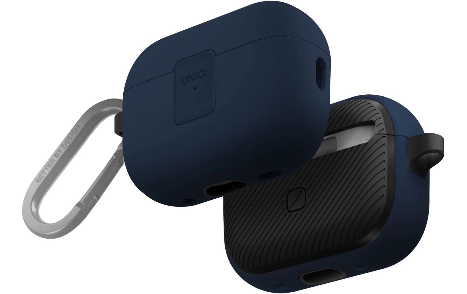 Transportcase Clyde AirPod Pro Case 2nd Generation BlauAirPodcase mit Haken zur Befestigung (2Gen)
