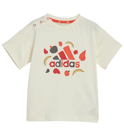 adidas Performance Shortss?t - I Fruit T - Hvid/R?d