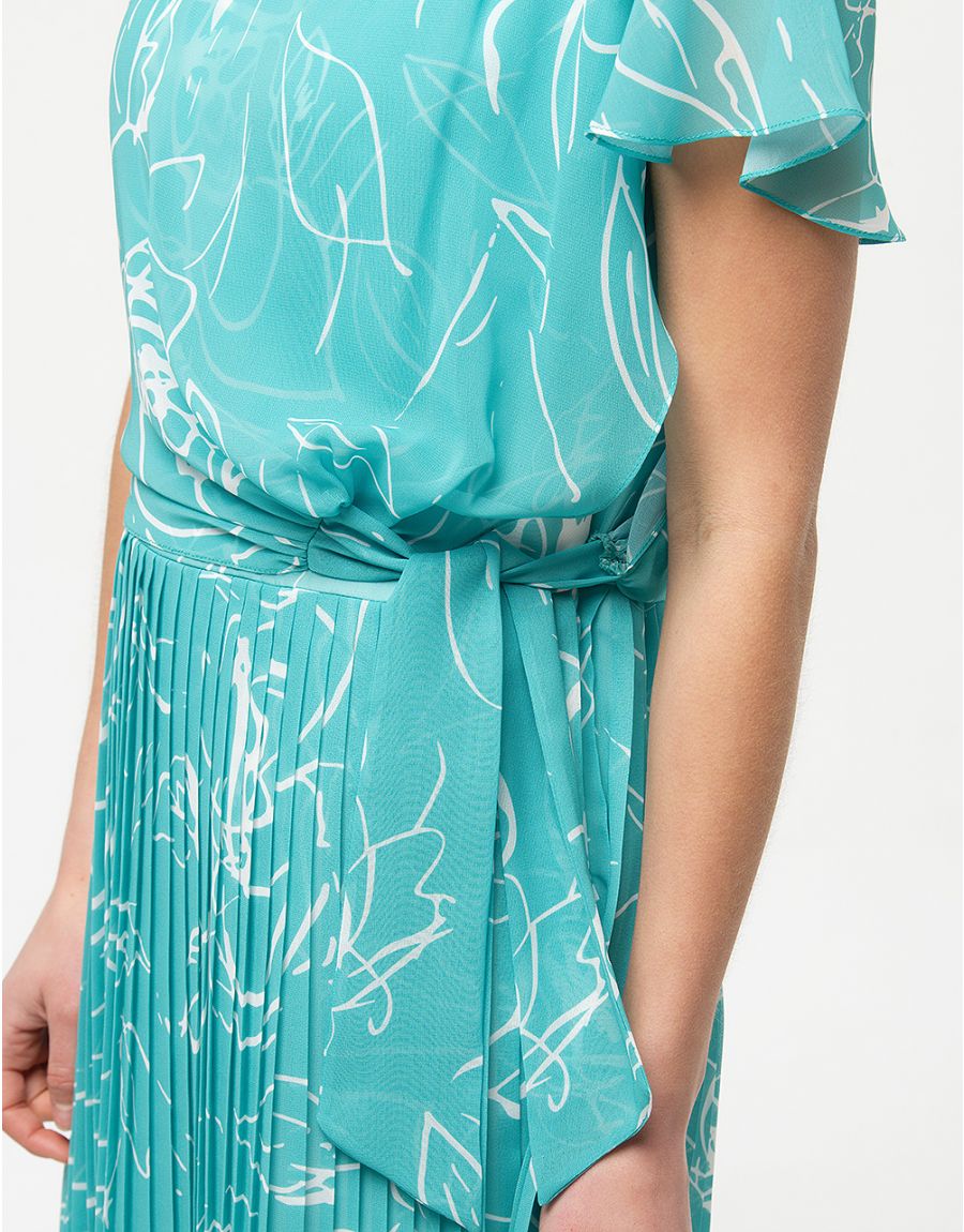 Robe chic turquoise