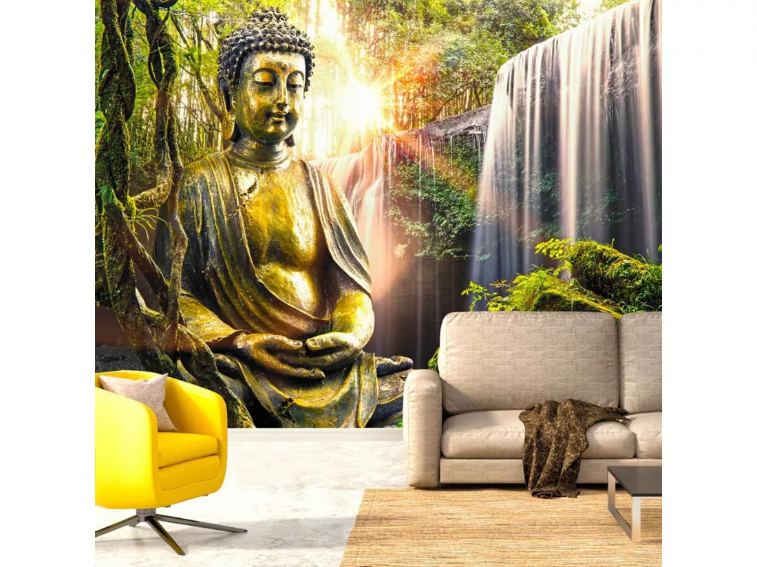 Papier peint paradis bouddhiste - 350 x 245 cm