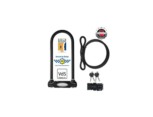 MARVEL - Vélo Master lock antivol u avec cable - a cle - modele xl