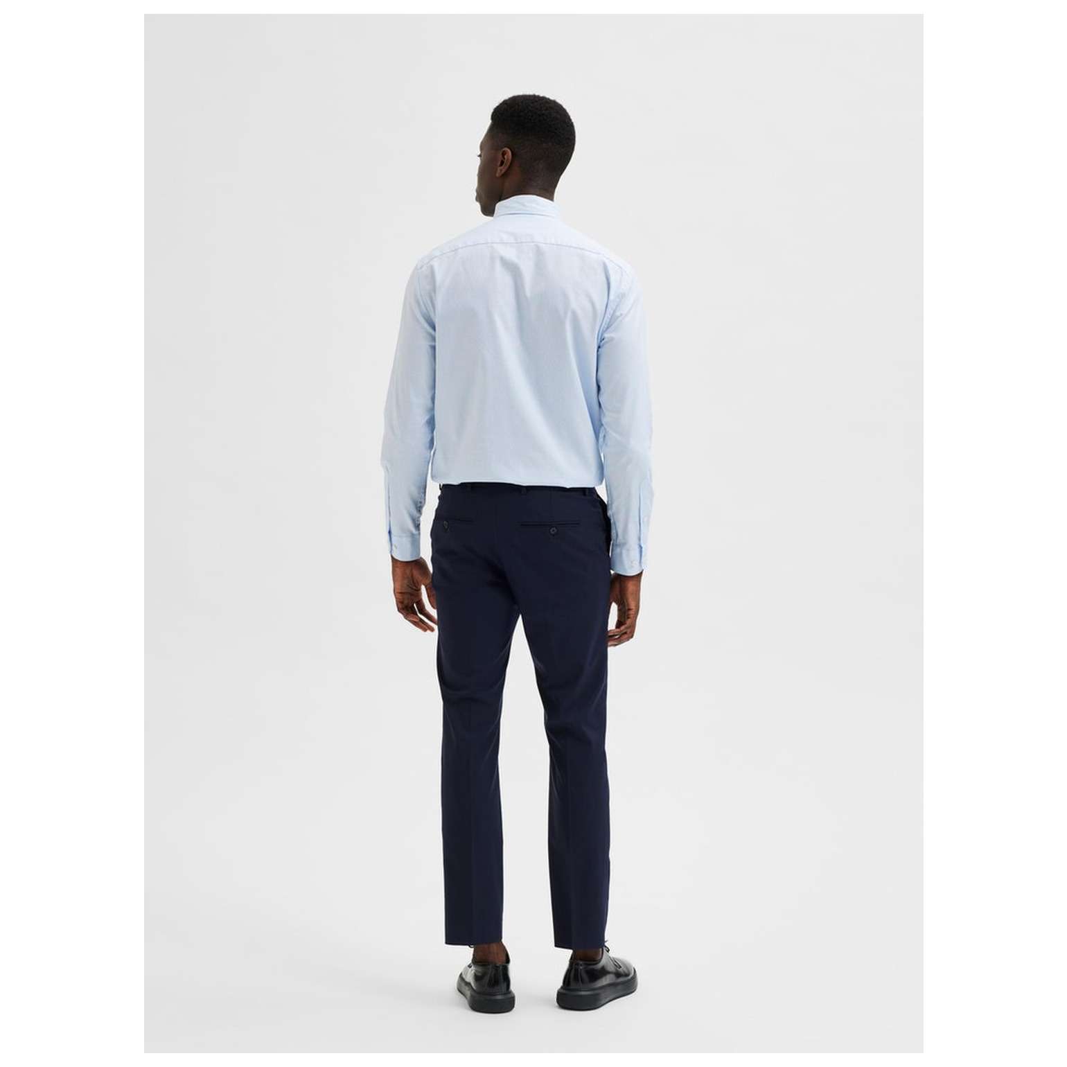 selected SLHSLIM-MYLOLOGAN NAVY TROUSE
